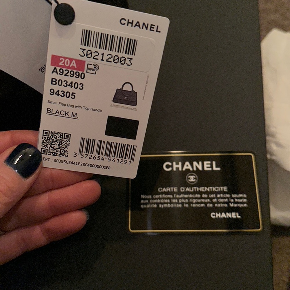 Chanel Mini Coco Handle 20A collection - So Black